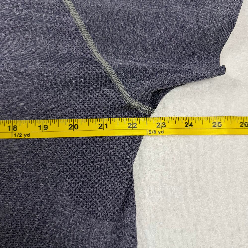 Lululemon Metal Vent Tech Short Sleeve Shirt Men’s Large Purple Heathered Tee - Picture 5 of 6